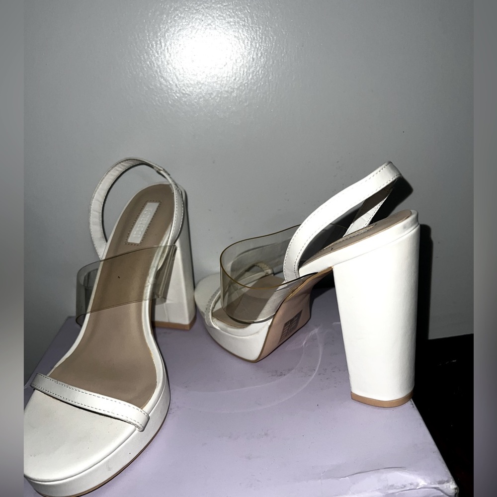 Forever 21 White Heels